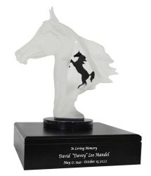 Run Free Horses Cremation Urn