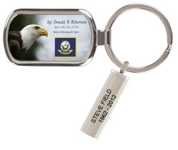 UUS Navy Flag Keychain Urn