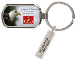 Marine Flag Keychain 