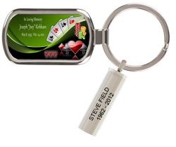 Gambling Casino Keychain Keepsake