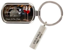 Red Wine Cellar Keychain Keepsake