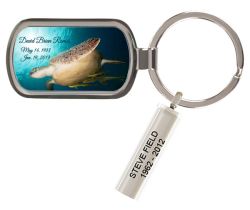Custom Made Surfacing to the Light Keychain Keepsake