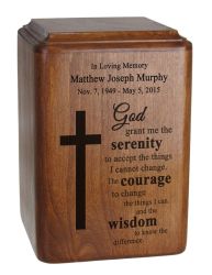 God Grant Me The Serenity Prayer Urn