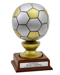 Soccer Ball Brass Adult Urn