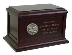 Soccer Kick Birch Cremation Urn
