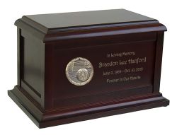Soccer Ball Birch Cremation Urn