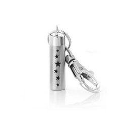 Stars Cylinder Key Chain Urn 