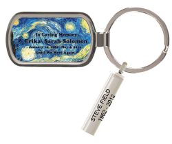 Starry Night Van Gogh Keychain Urn