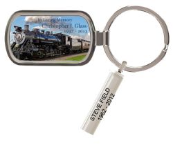 Train Keychain Keepsake