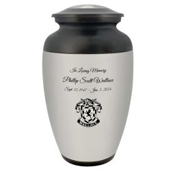 Family Crest Custom Adult Cremation Urn - Genealogist Urn - Tribute Wreath™ - Pro Personalization - Burial Vault Option