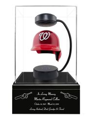 Baseball Cremation Urn & Washington Nationals Hover Helmet Décor