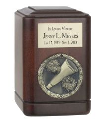 Cheer Wood Keepsake Urn