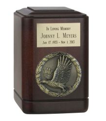 Eagle Wood Keepsake Urn