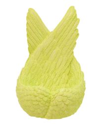 Yellow Angel Wings Keepsake Urn