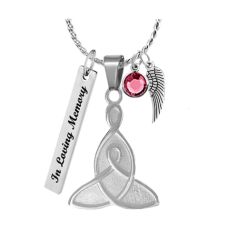 Yoga Spirit Ash Pendant Urn - Love Charms™ Option