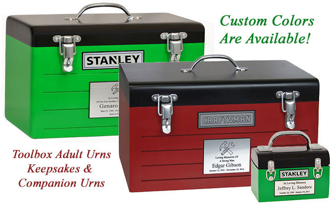 Toolbox Cremation Urns