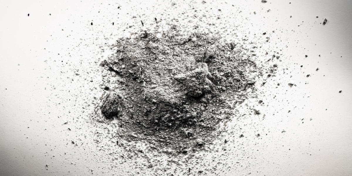 Cremation remains.