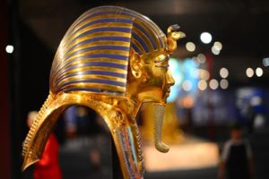 Gold Egyptian Burial Mask.