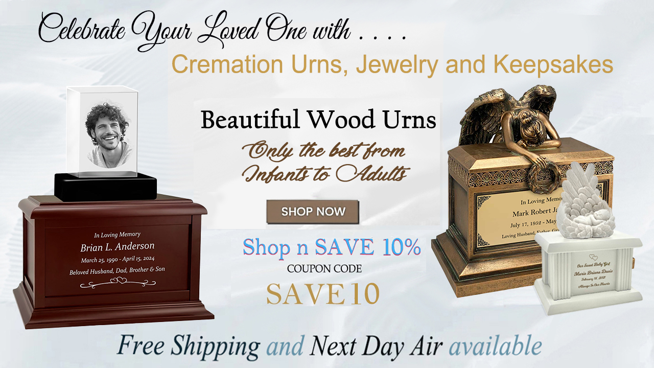 Shop now for cremation urns.