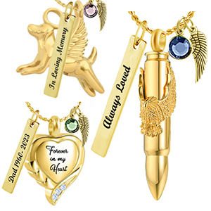 Gold Vermeil Jewelry Urns