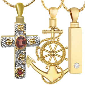 14KT Gold Cremation Jewelry