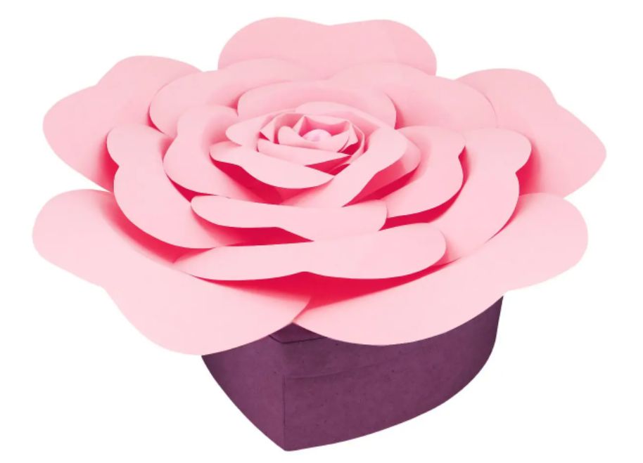 The Pink Peaceful Petal® Adult Flower Water Burial Urn.