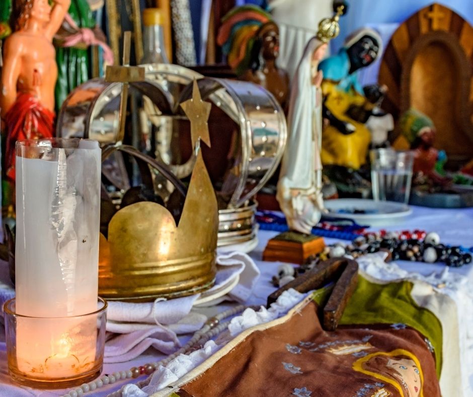 Religious altar.